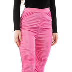 Moschino Fuchsia Viscose Casual Pants