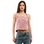 Moschino Multicolor Cotton Tank Tops