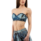 Moschino Multicolor Viscose Tank Tops