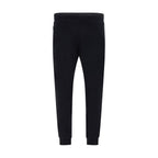 Philipp Plein Black Cotton Joggers (Workout Pants)