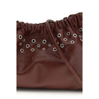 Pierre Hardy Bordeaux Calf Leather Bos Taurus Clutch Bag