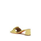 Santoni Bicolor Calf Leather Bos Taurus Sandals