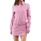 Moschino Multicolor Cotton Casual Dress