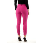 Moschino Pink Polyester Casual Pants