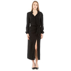Moschino Black Marabou Casual Dress