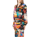 Moschino Multicolor Viscose Casual Dress