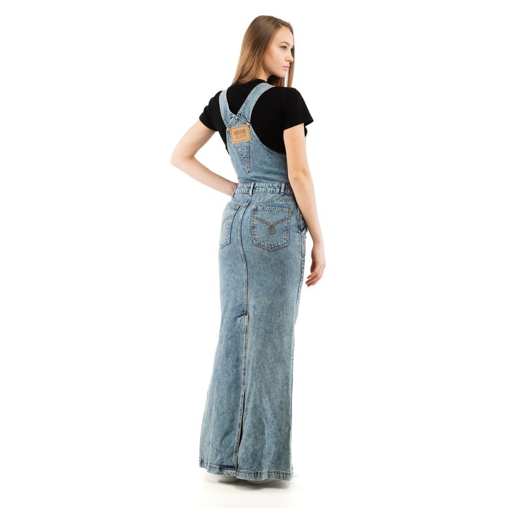 Moschino Multicolor Cotton Casual Dress