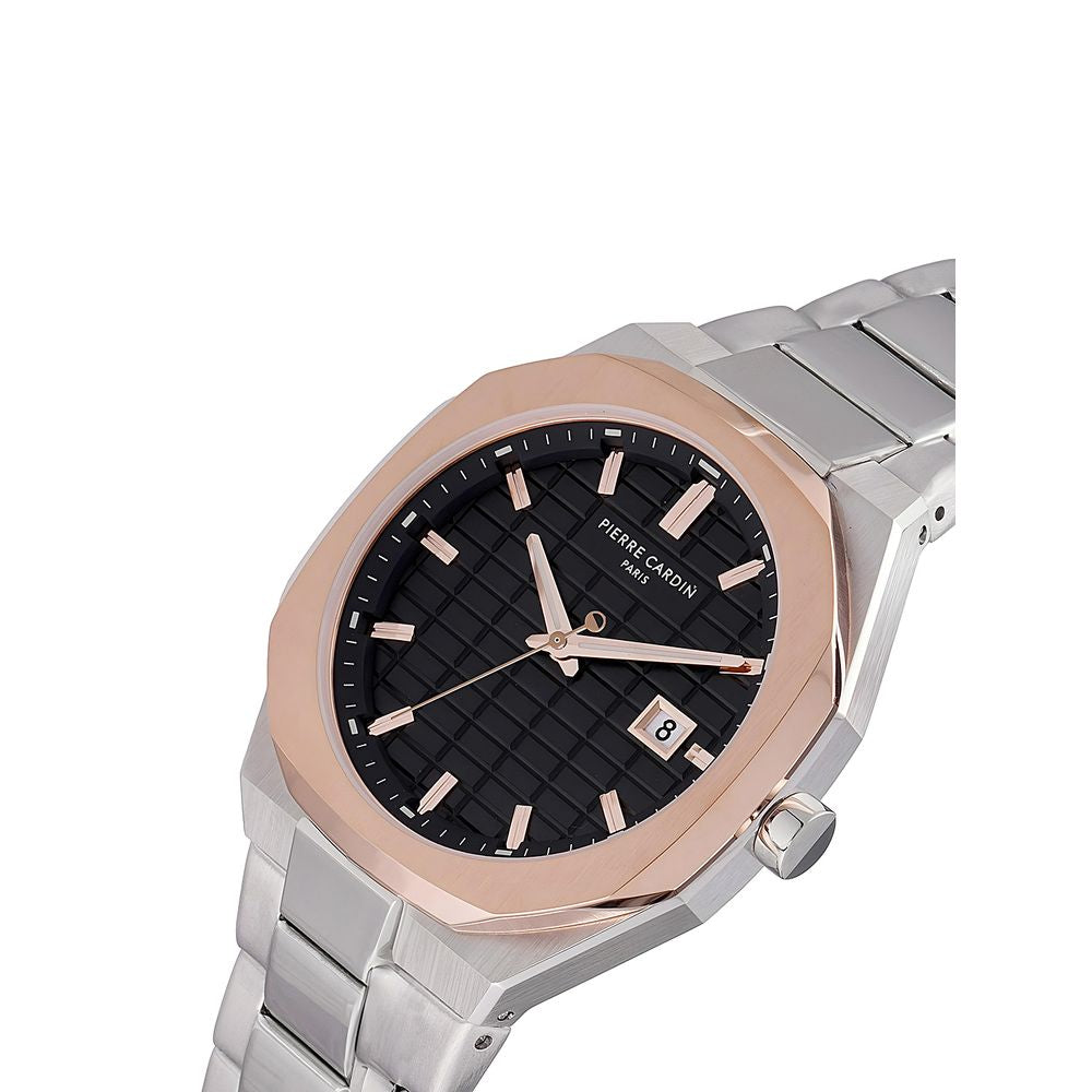 Pierre Cardin Gray Stainless Steel Dress Watch