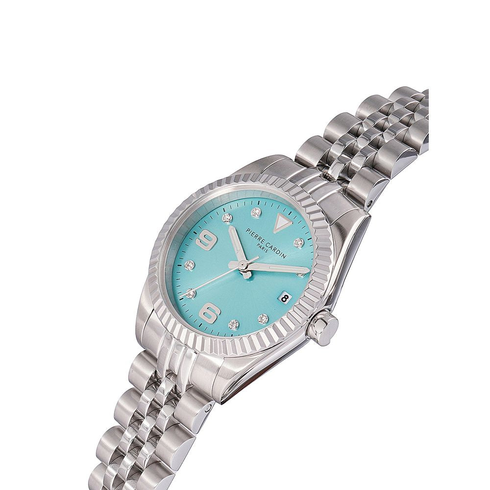 Pierre Cardin Gray Stainless Steel Dress Watch