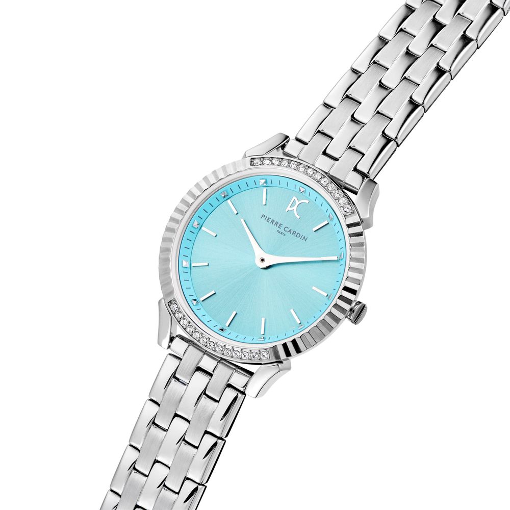 Pierre Cardin Gray Stainless Steel Bracelet Watch