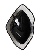 Dolce & Gabbana Black Cotton Plastic Fisherman Bucket Capello Hat