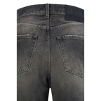 Haikure Black Cotton Relaxed Fit Jeans