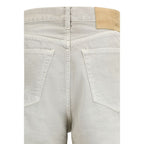 Haikure Gray Cotton Straight-Leg Jeans