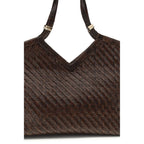 Benedetta Bruzziches Brown Buffalo Leather Handbag