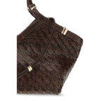 Benedetta Bruzziches Brown Buffalo Leather Handbag