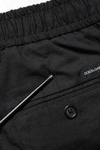 Dolce & Gabbana Black Cotton Skinny Men Jogger Trouser Pants