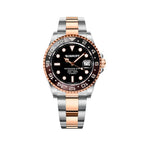 Bobroff Silver Stainless Steel Dress Watch