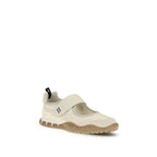 Miu Miu Beige Recycled Polyamide Ballet Flats