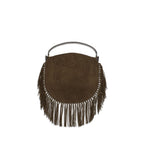 Isabel Marant Brown Calf Leather Bos Taurus Shoulder Bag