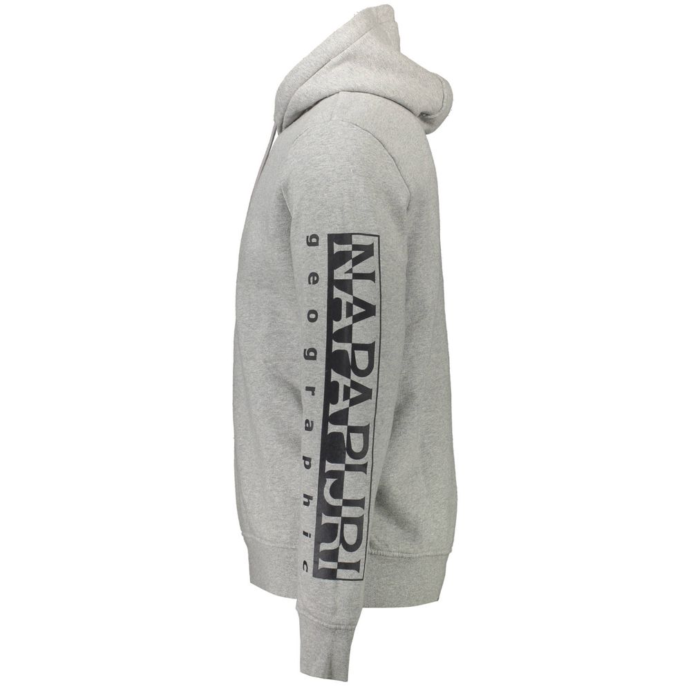 Napapijri Gray Cotton Men Sweater