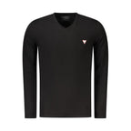 Guess Jeans Black Cotton Men T-Shirt