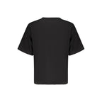 Guess Jeans Black Cotton Women T-Shirt