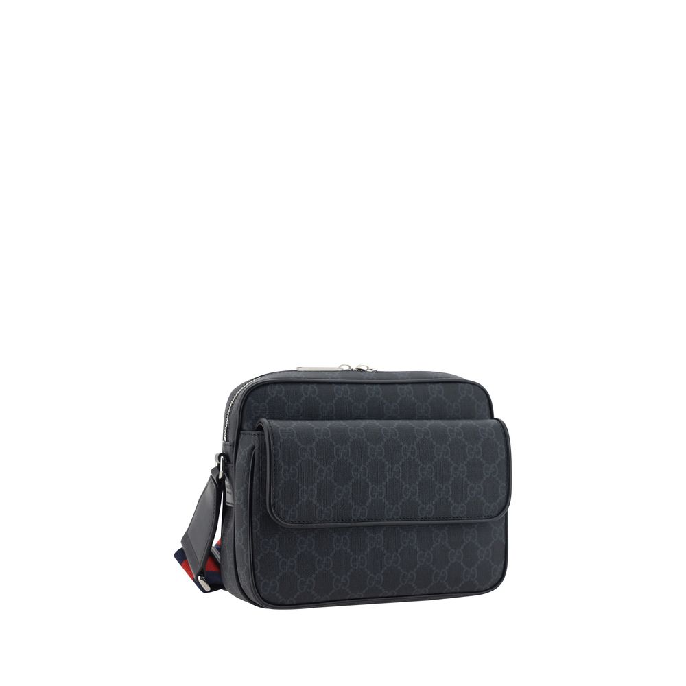 Gucci Gray Polyester Shoulder Bag
