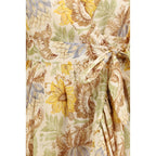 Zimmermann Bicolor Cotton Casual Dress
