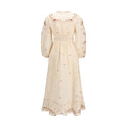 Zimmermann Beige Linen Casual Dress
