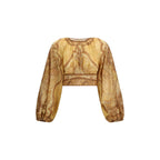 Zimmermann Bicolor Cotton Blouse