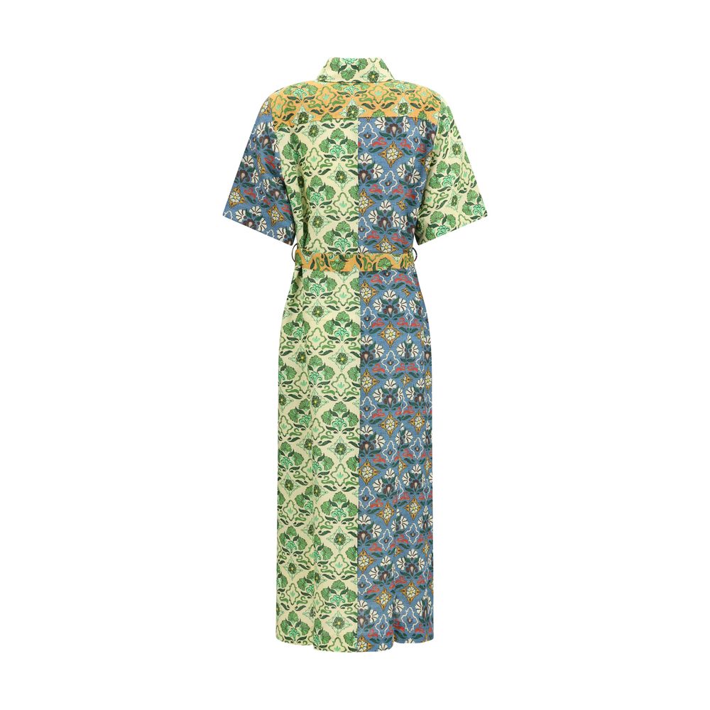 Alemais Multicolor Linen Casual Dress