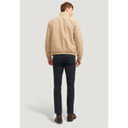 Jack Jones Black Cotton Casual Pants