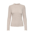 Only Beige Polyester Turtleneck