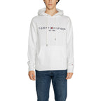 Tommy Hilfiger White Cotton Hoodie