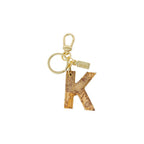 Alviero Martini Prima Classe Beige Cotton Keychain