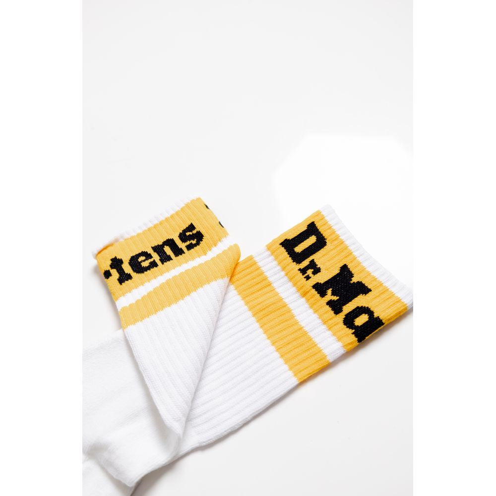 Dr. Martens White Cotton Socks
