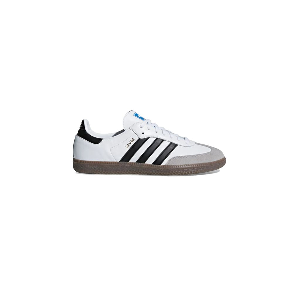 Adidas Originals White Leather Athletic Sneakers