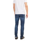 Jack Jones Blue Cotton Relaxed Fit Jeans