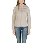 EA7 Emporio Armani Beige Polyester Coat