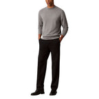 Calvin Klein Jeans Gray Cotton Sweatshirt