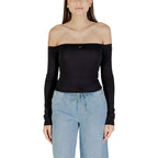 Tommy Hilfiger Jeans Black Recycled Cotton Long Sleeve T-Shirt