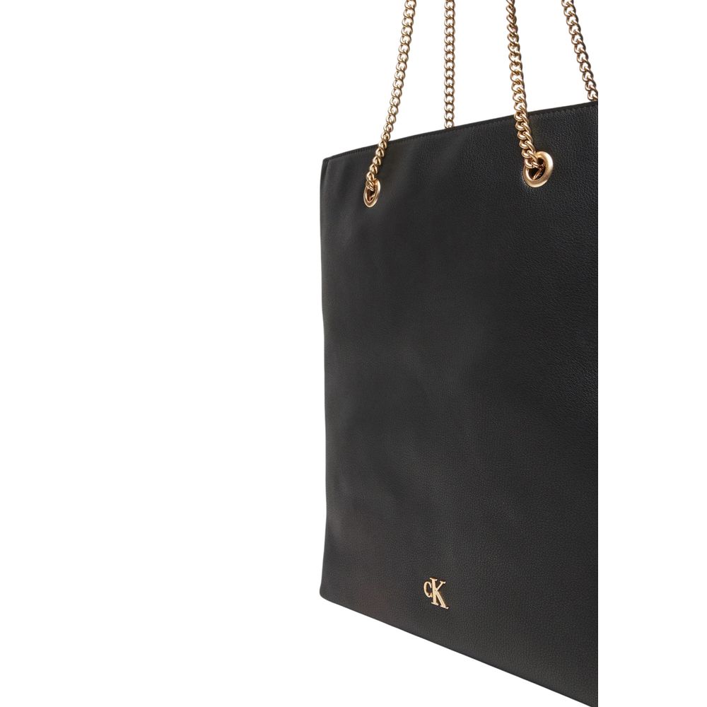 Calvin Klein Black Polyethylene Handbag