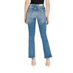 Guess Blue Cotton Bootcut Jeans