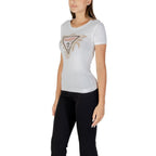 Guess White Cotton T-Shirt