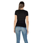 Guess Black Cotton T-Shirt