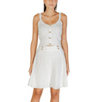 Guess Cream Viscose Tank Tops