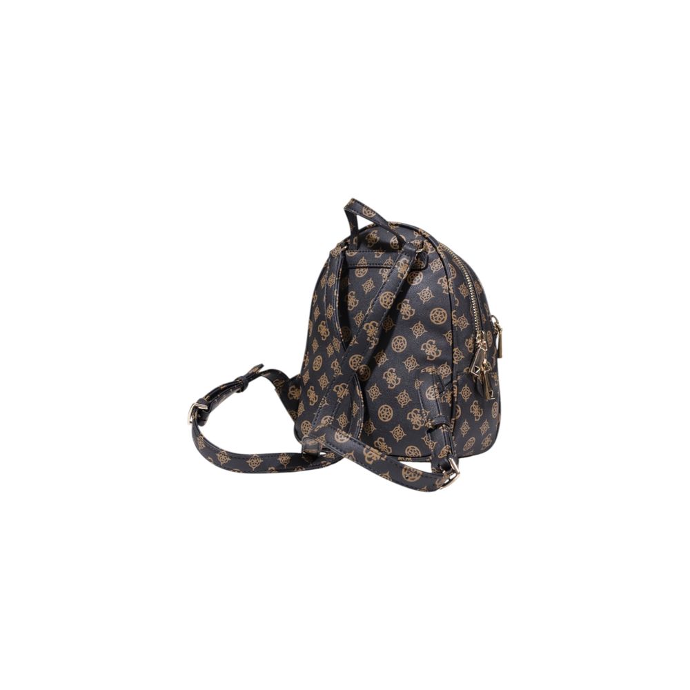 Guess Brown Polyethylene Backpack