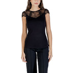 Morgan De Toi Black Viscose Blouse