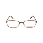 Ermenegildo Zegna Brown Metal Glasses (Frames)