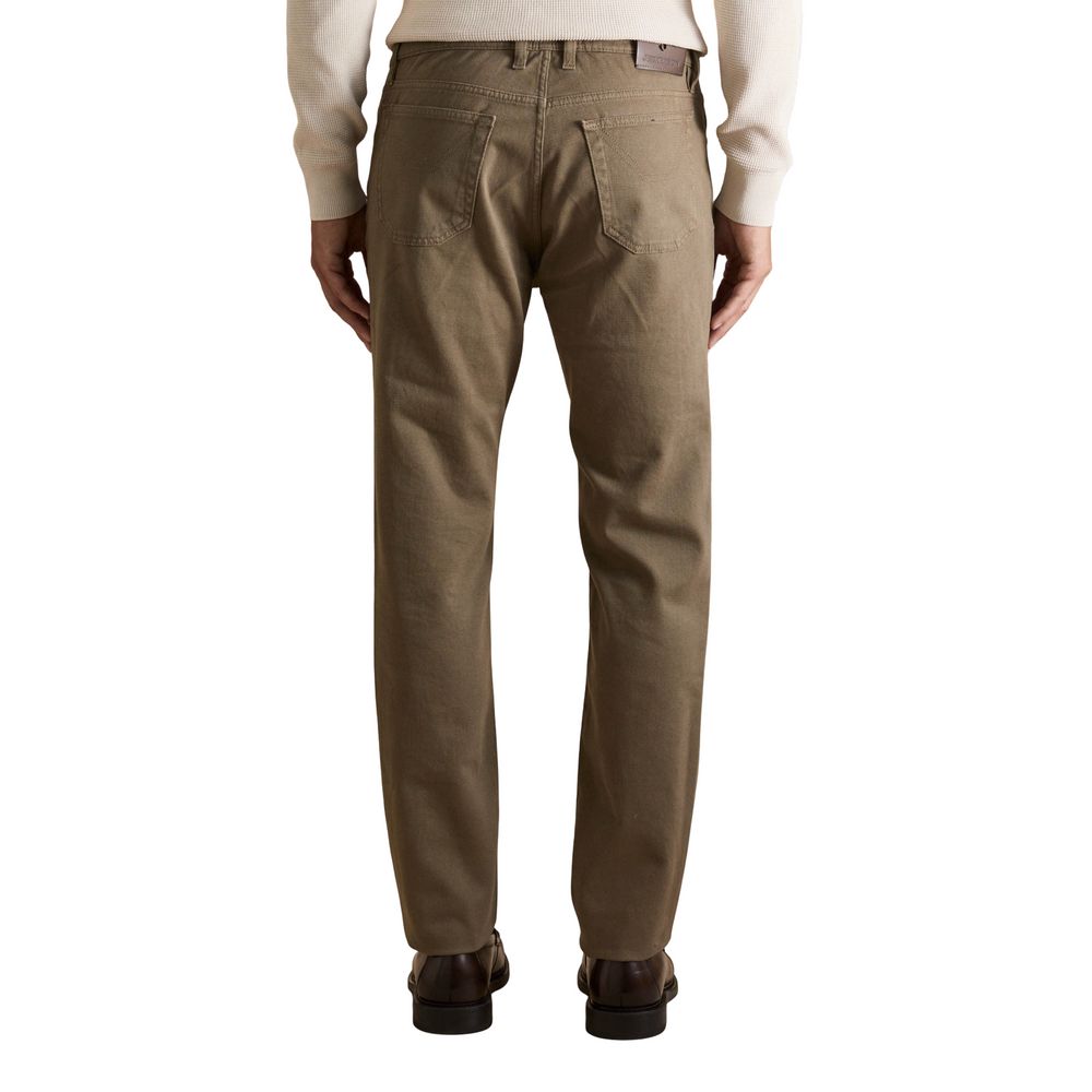 Jeckerson Green Cotton Skinny Jeans